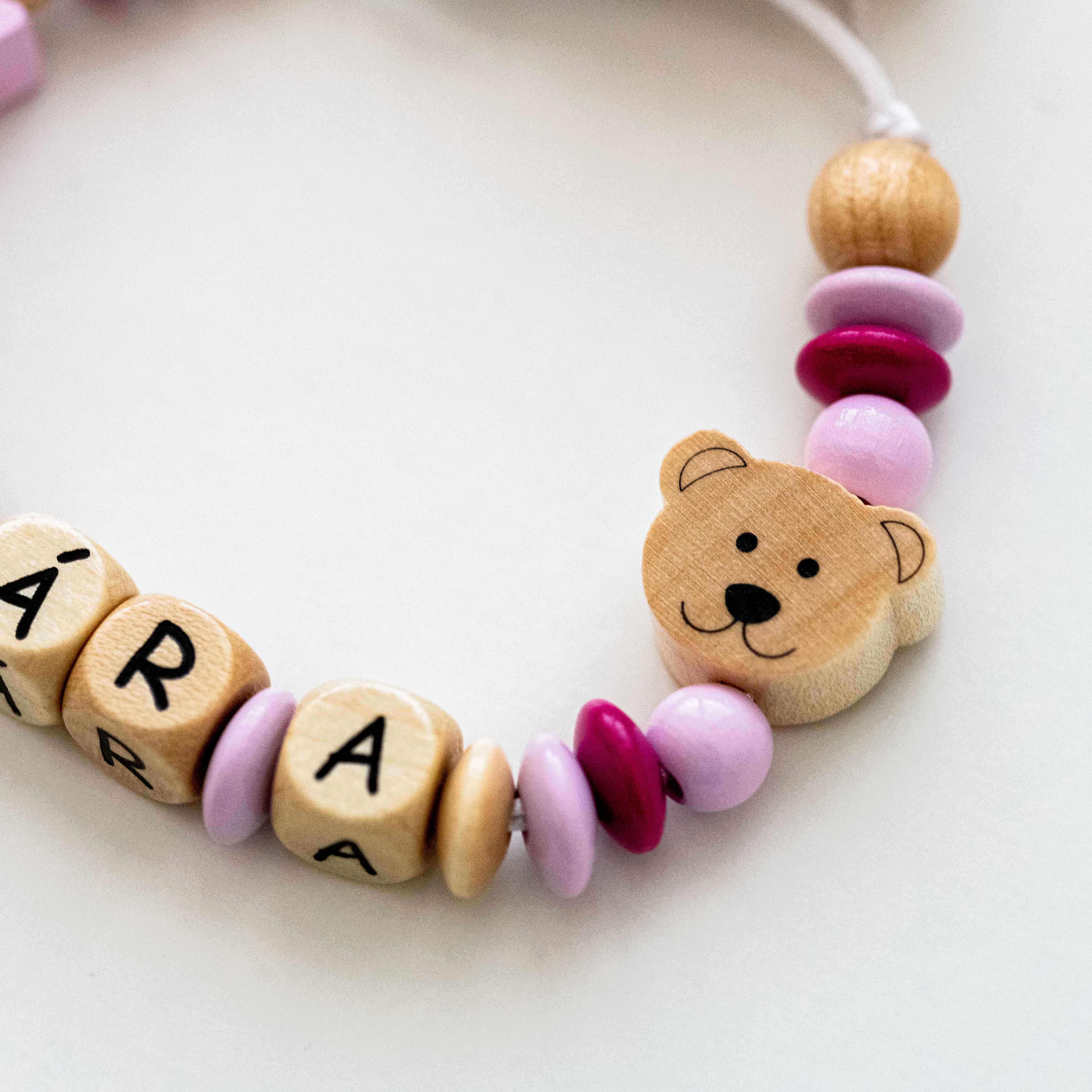 Řetízek na dudlík č.221 - jméno volitelné