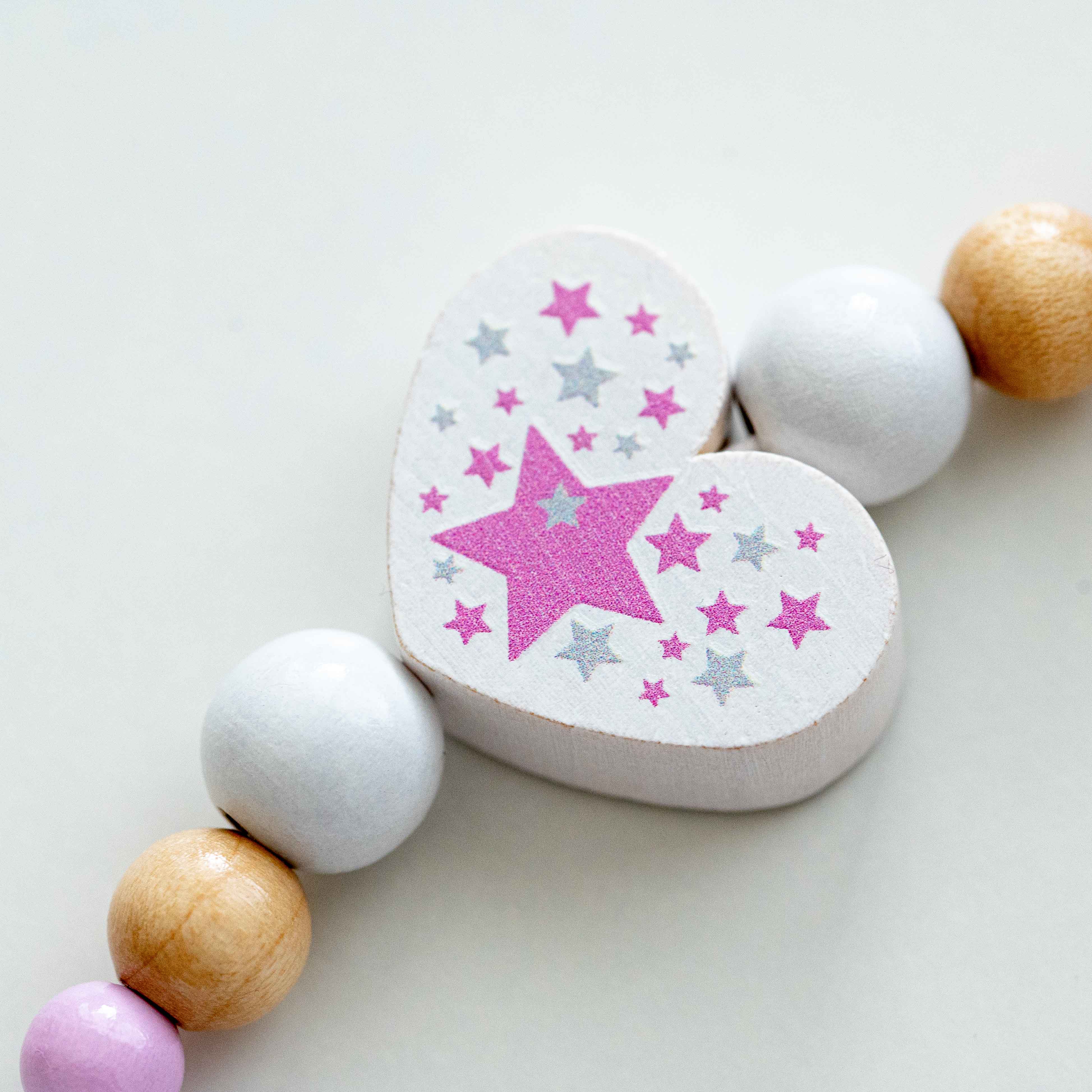 Řetízek na dudlík č.237 - jméno volitelné