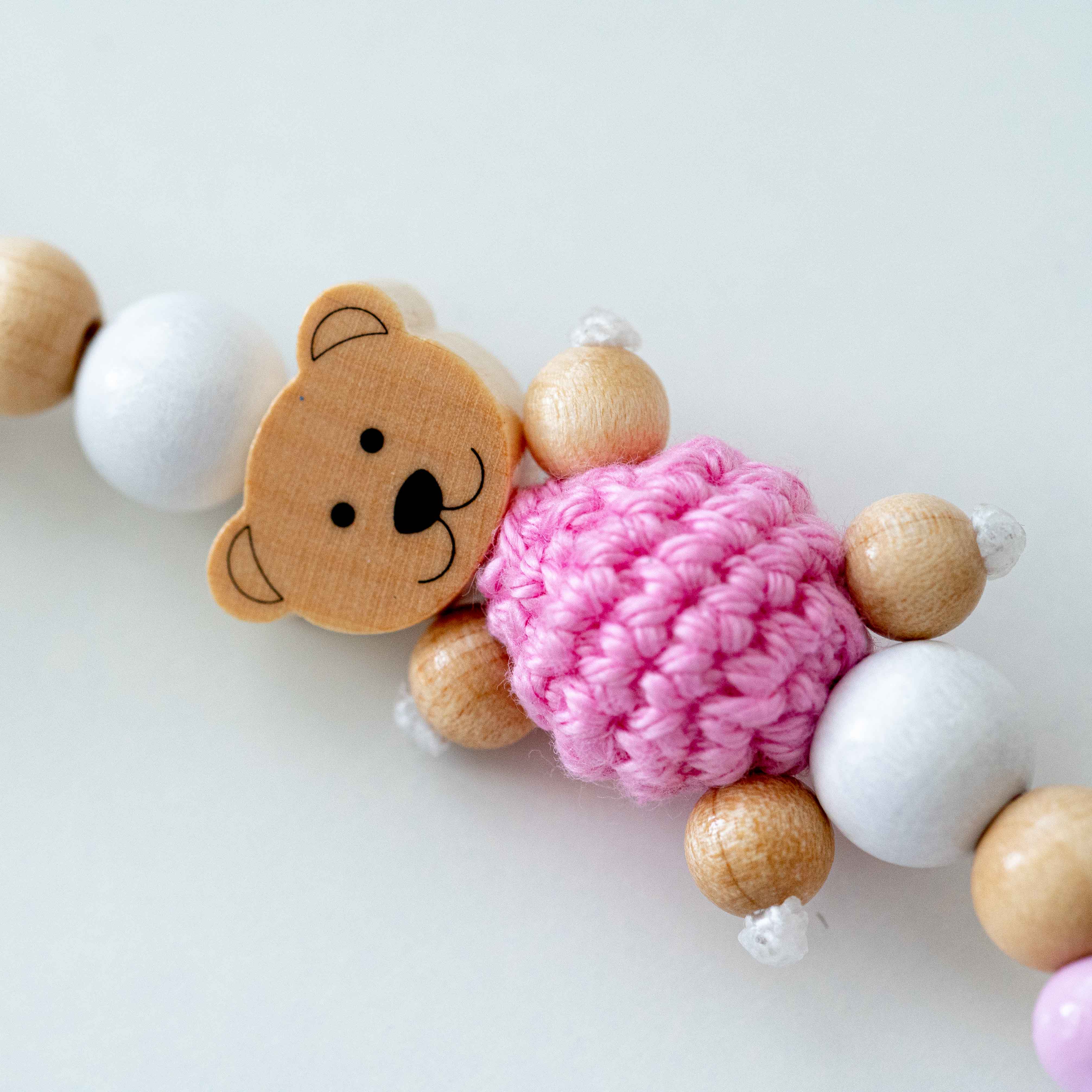 Řetízek na dudlík č.238 - jméno volitelné