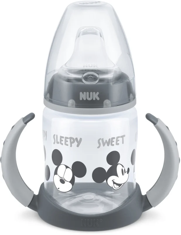 NUK LB+ lahev s kontrolou teploty, 150 ml Mickey mouse