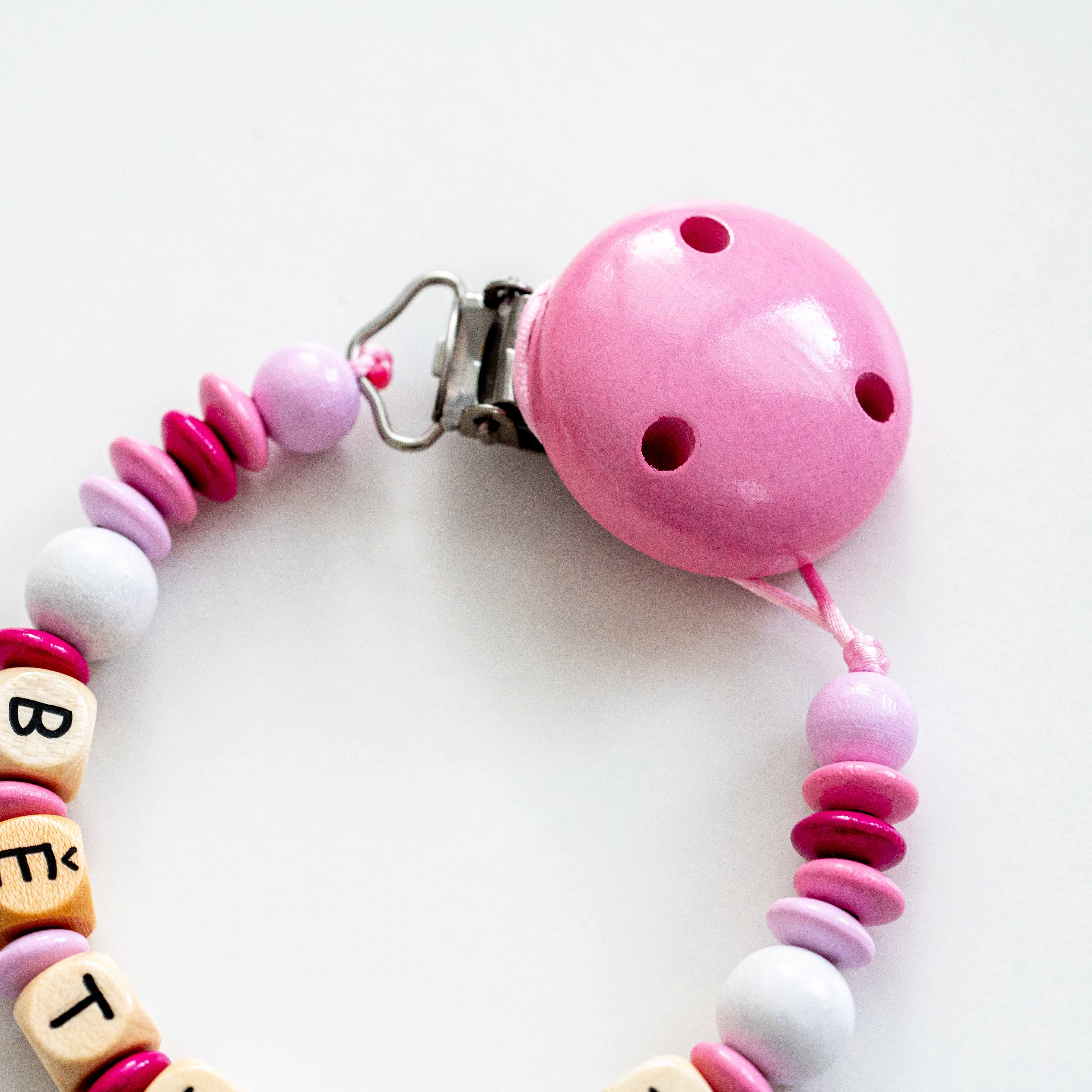 Řetízek na dudlík č.21 - jméno volitelné