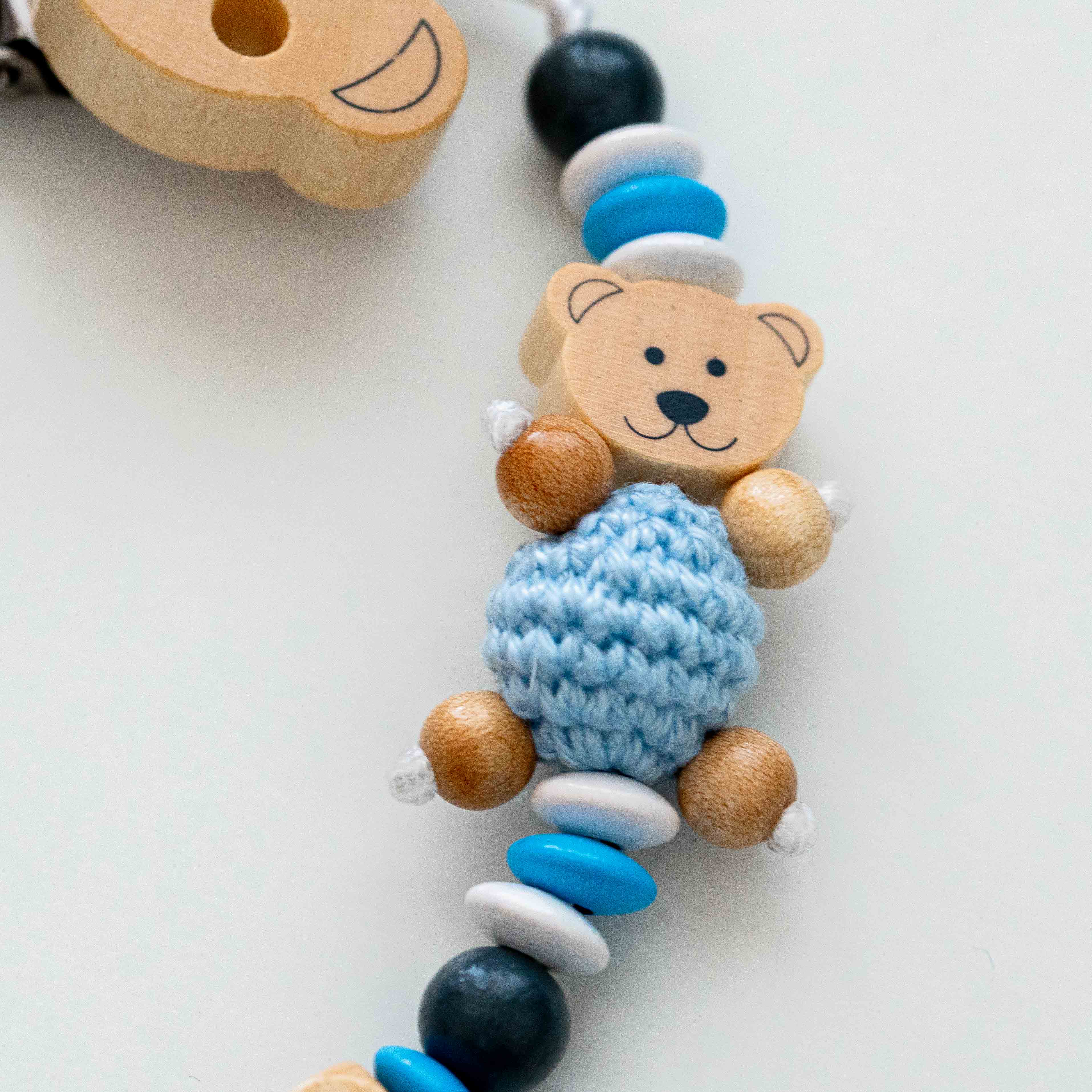 Řetízek na dudlík č.36 - jméno volitelné